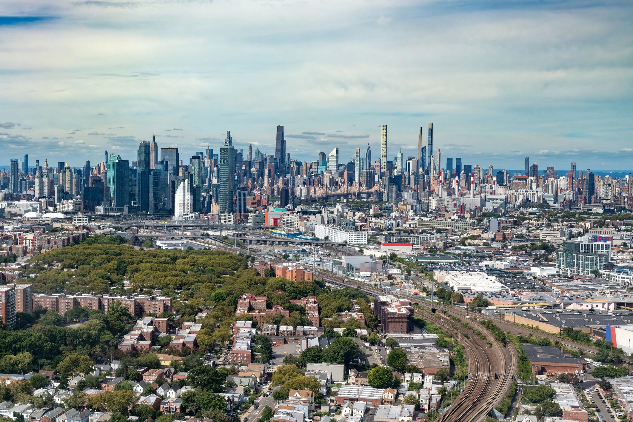 New York City skyline representing a client testimonial location