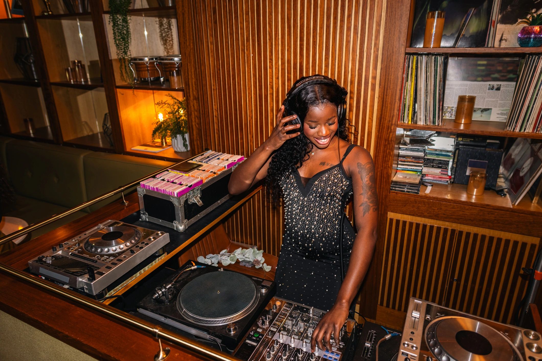 DJ performing at an event